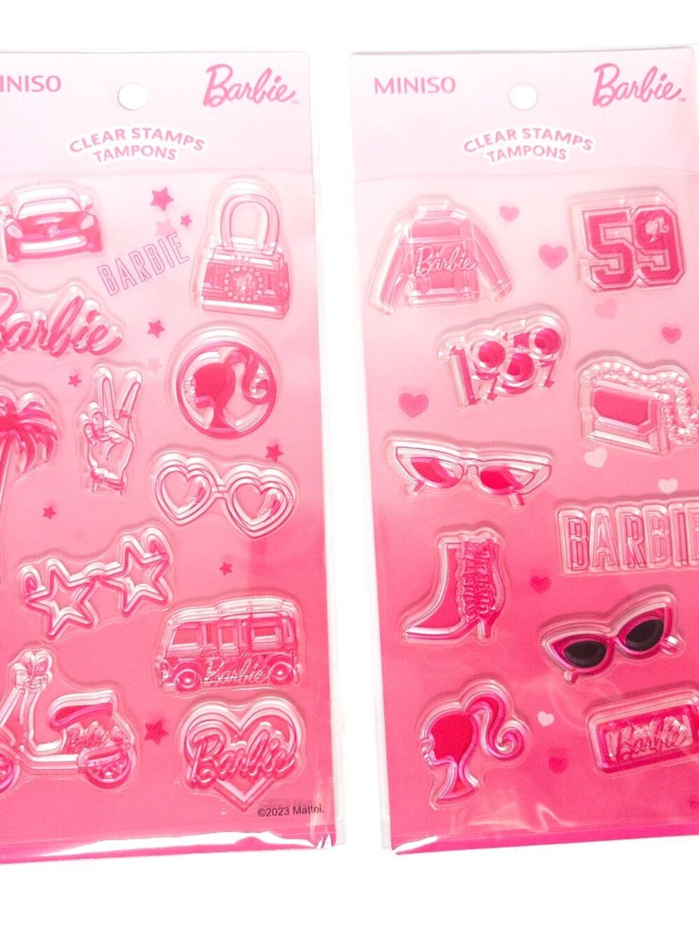 Barbie Clear Stamp Sets - Set of 2